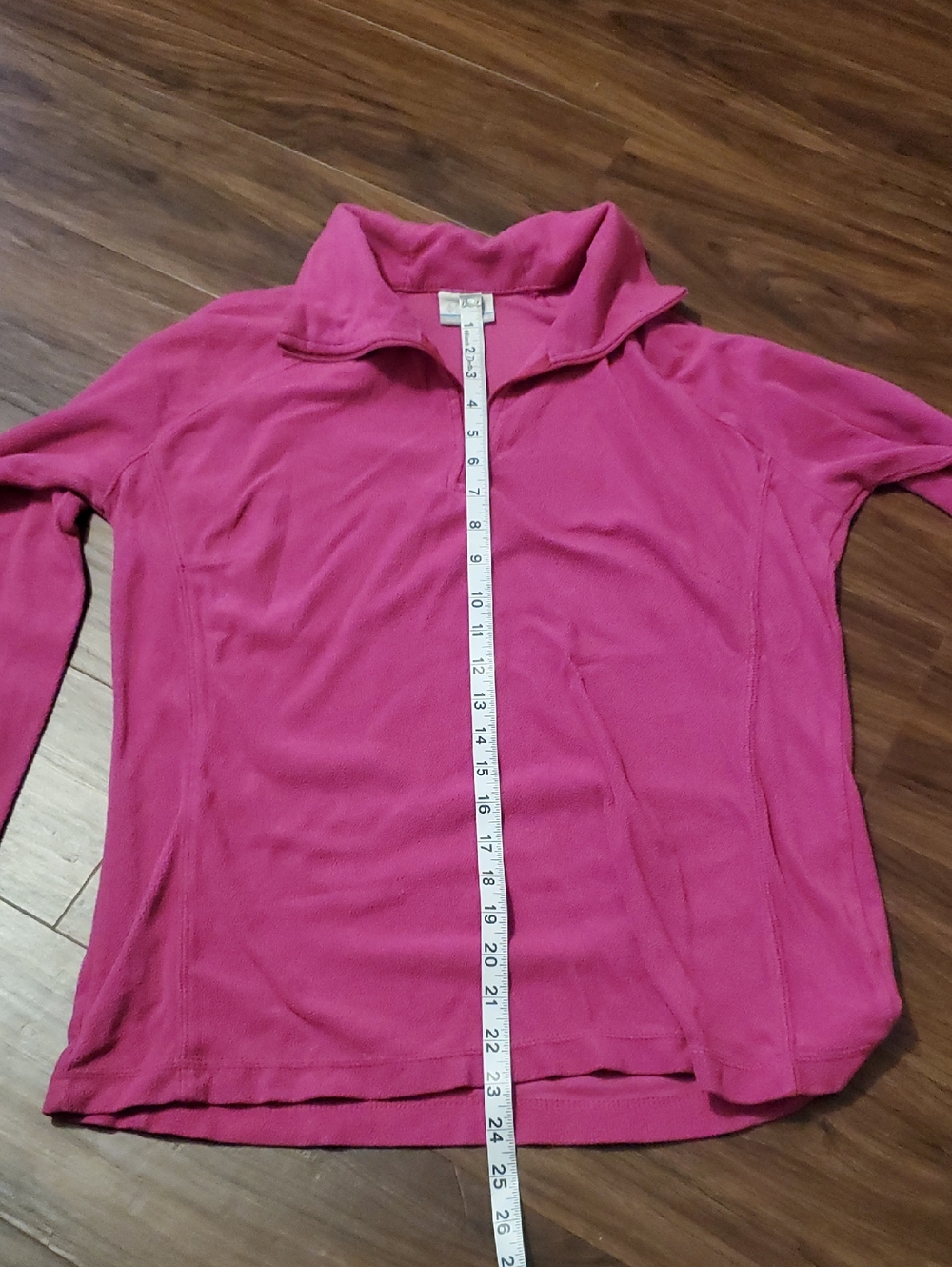 Columbia Women's Pink Cowl Neck Quarter Zip Sweater - Picture 7 of 7